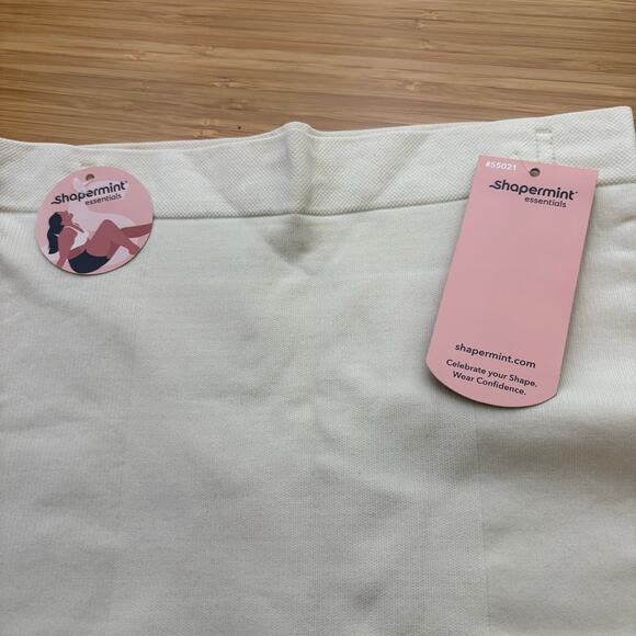 Shapermint Beige Medium Large High Waisted Shaper Shorts 55021 Shapewear Light - Picture 6 of 9